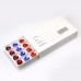 DZ-1031 round black diamond color flat back glass stones for jewelry